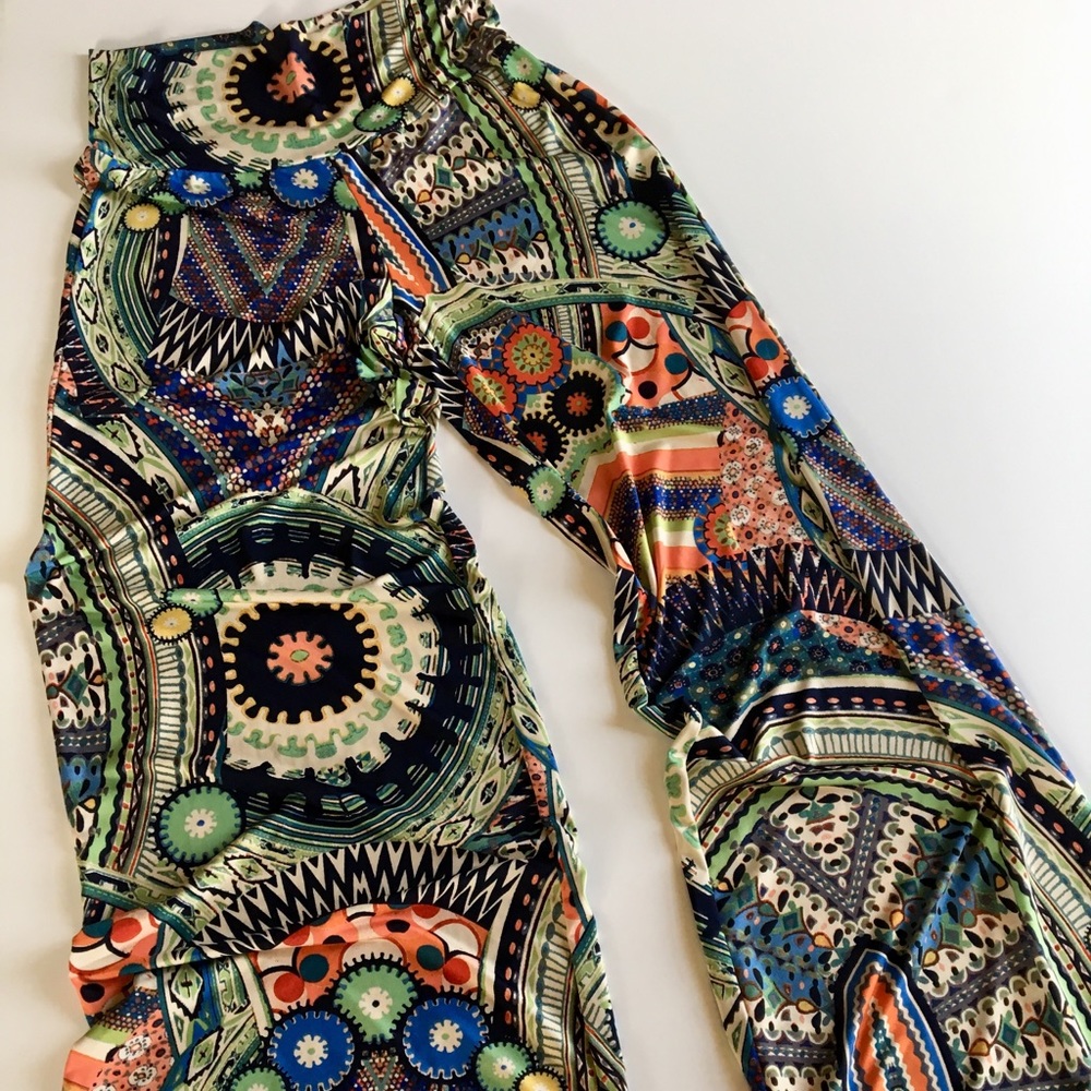 🌸 Palazzo Style Geo Print Wide Leg Pant